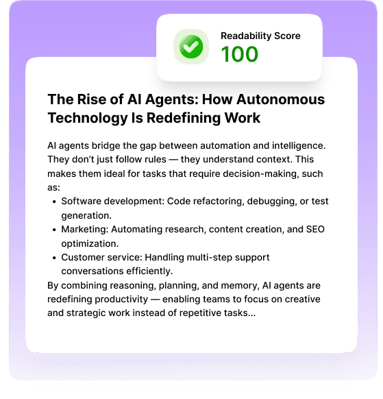 SEO-optimized content creation