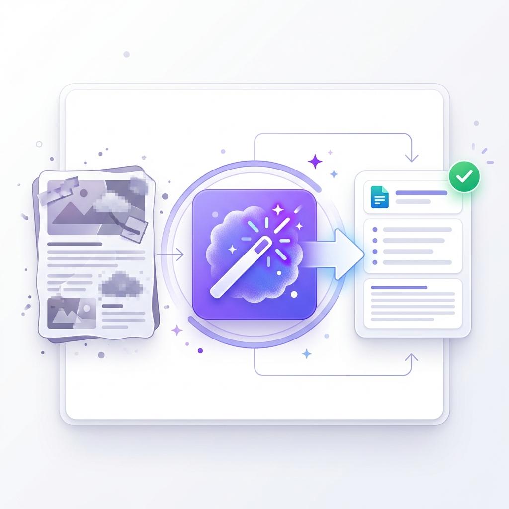 Extract text from any image type