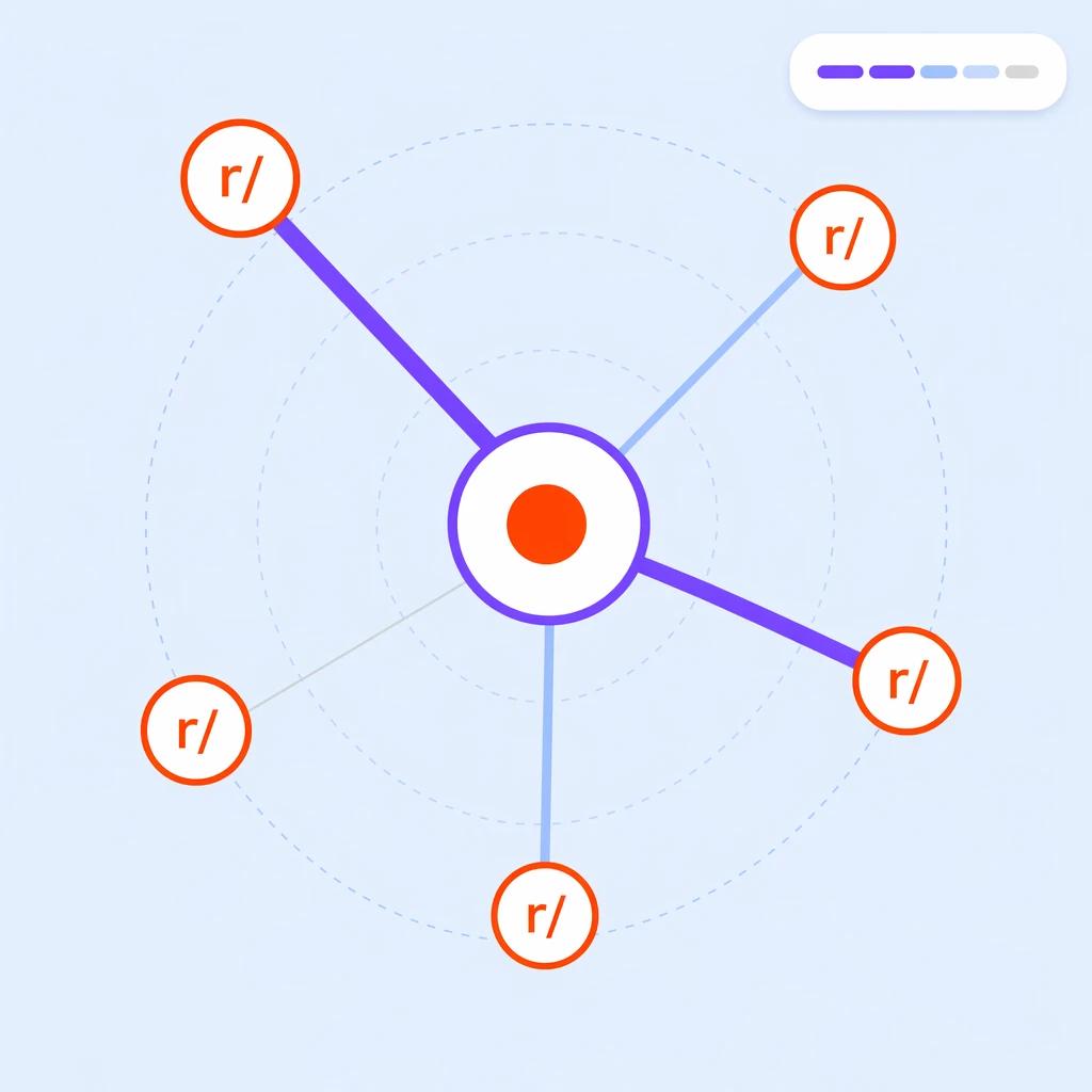 Smart subreddit matching — compatibility scores for r/technology, r/entrepreneur, r/marketing
