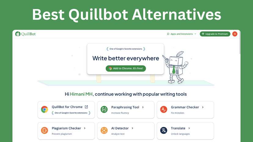 Best Quillbot Alternatives