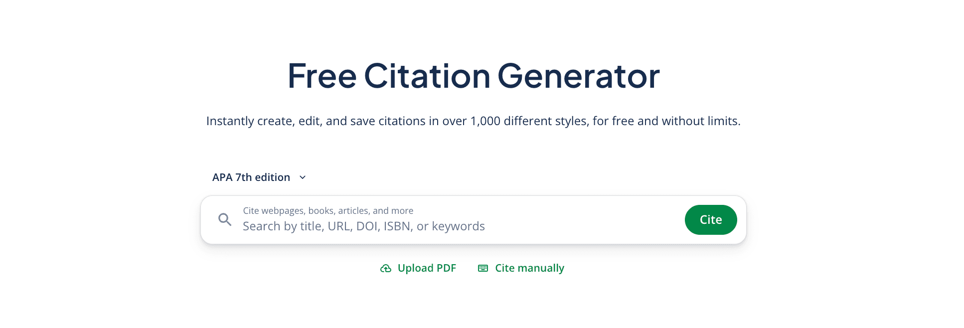 Citation generator