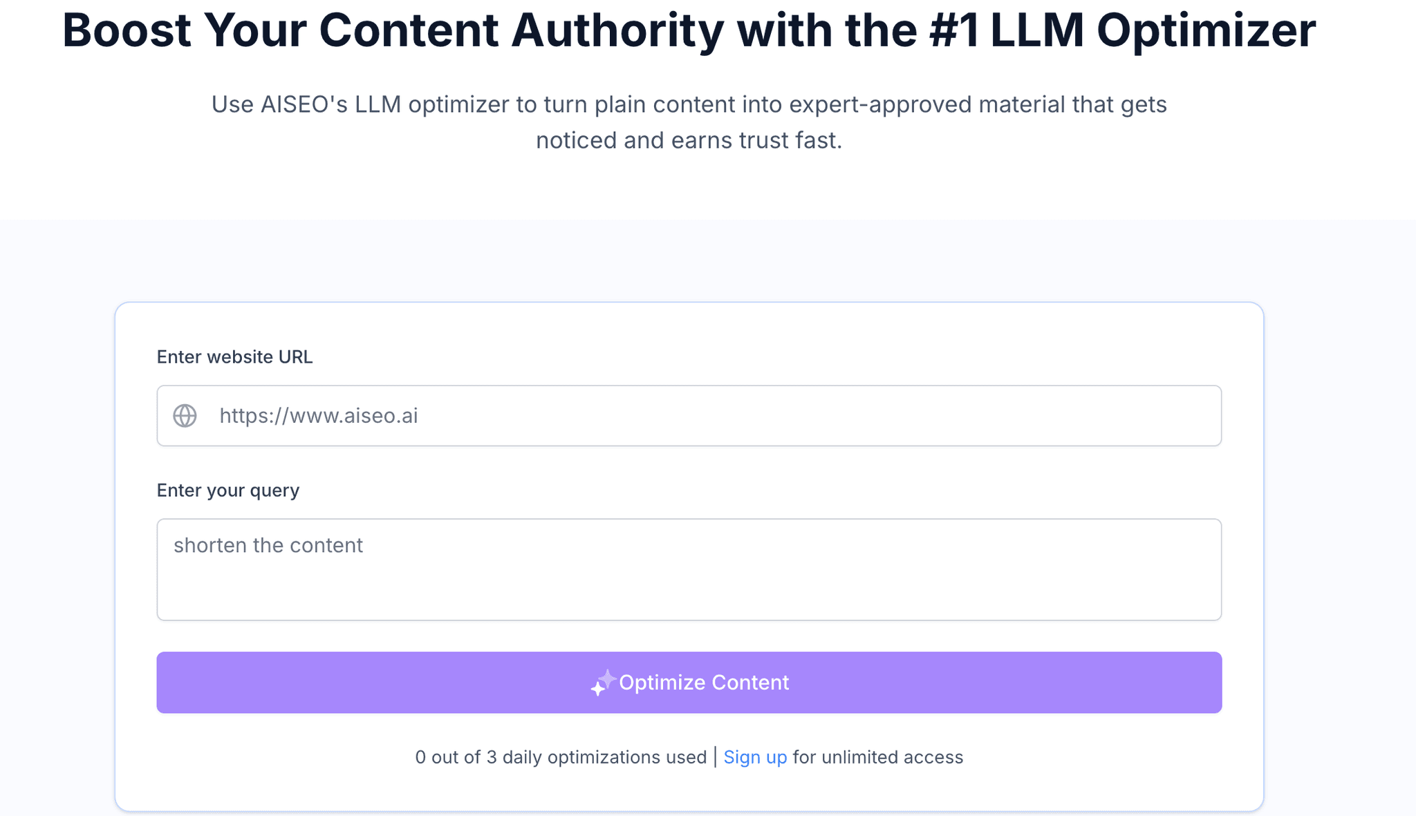 Boost your content with LLM Optimizer