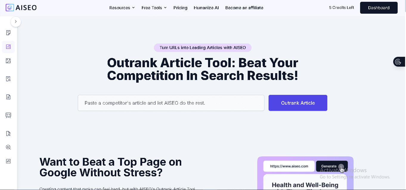 AISEO Outrank Article