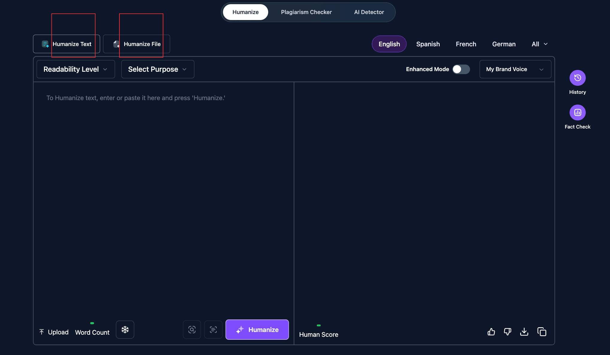 Humanize Text & Humanize File