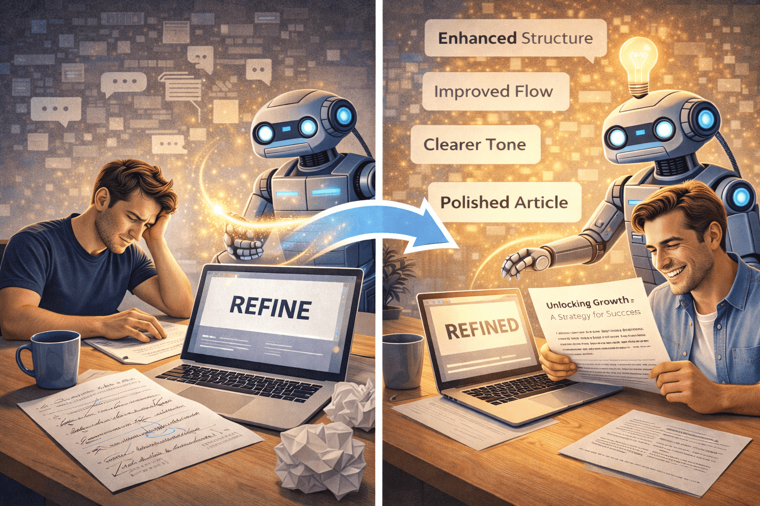 Rewrite AI — Transform Your Drafts Into Stronger, Clearer Versions