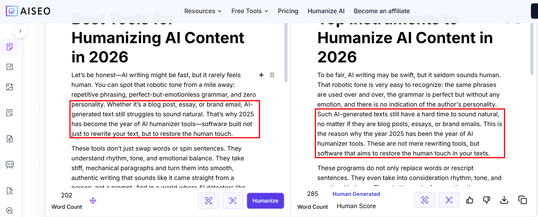 Context-Aware Sentence Reconstruction