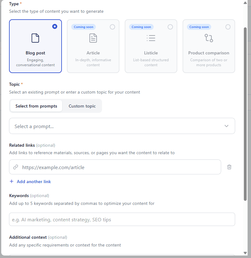 AI-Optimized Content Creation