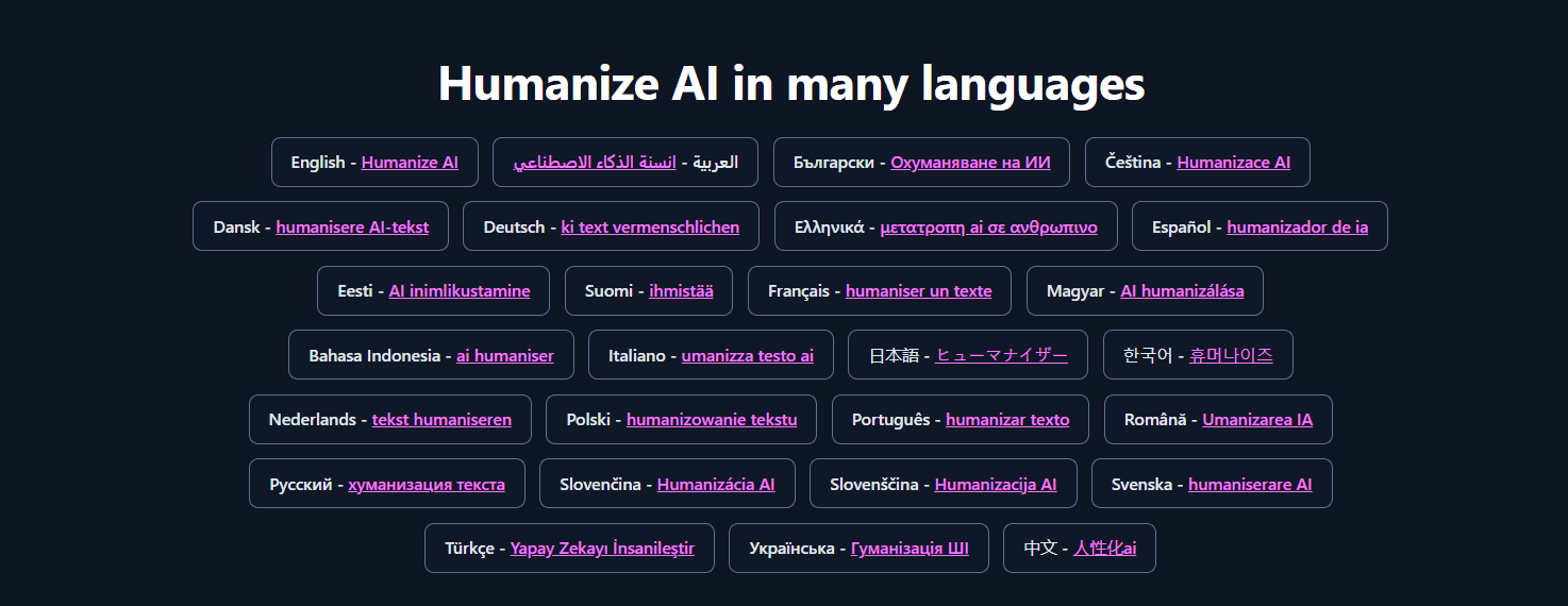 Multilingual & Multi-Tone Support