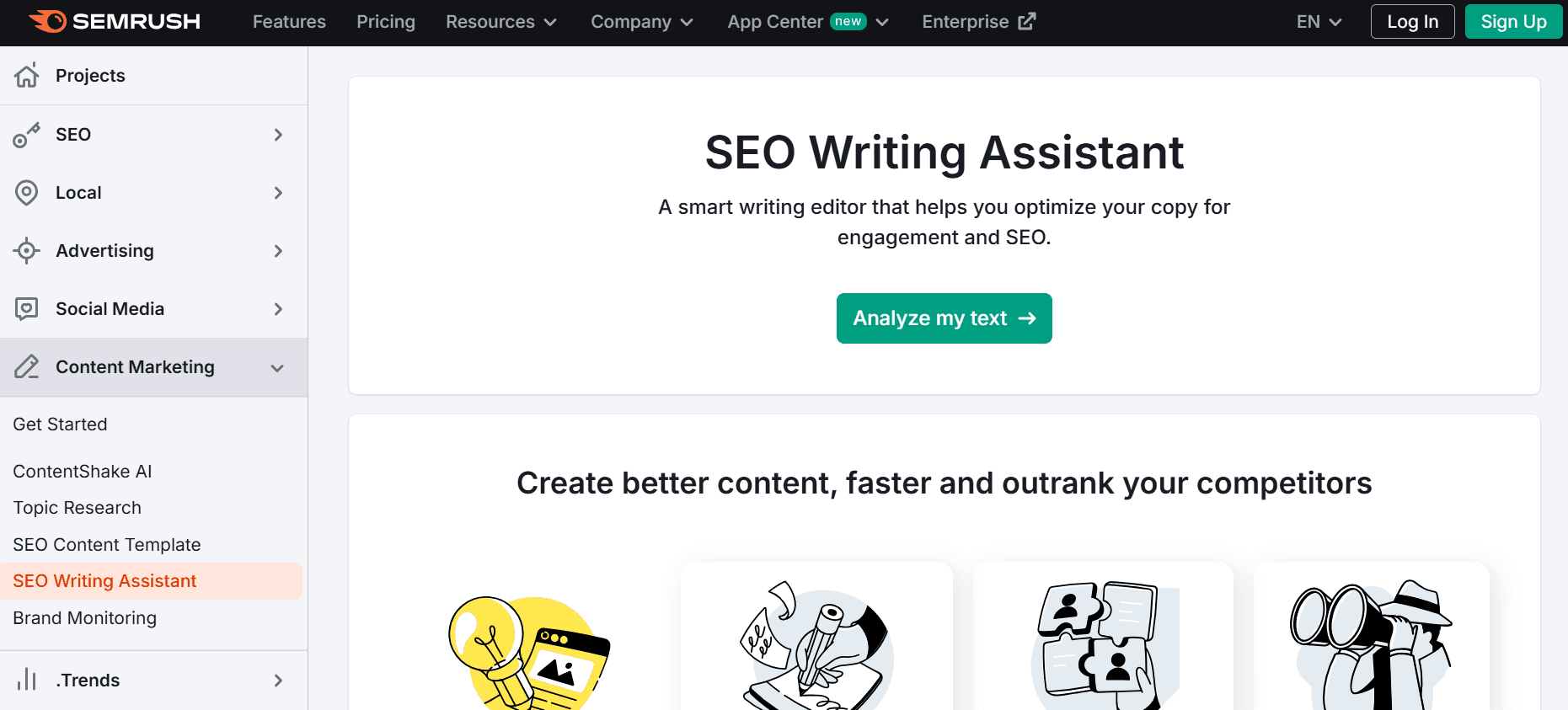 SEO Writing Assistant by Semrush