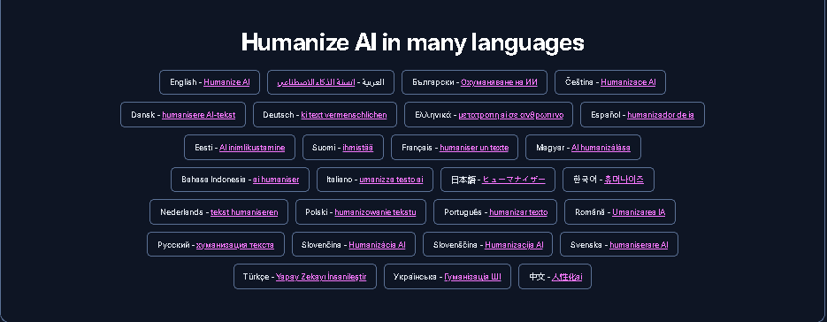 Multilingual Support Across 26 languages