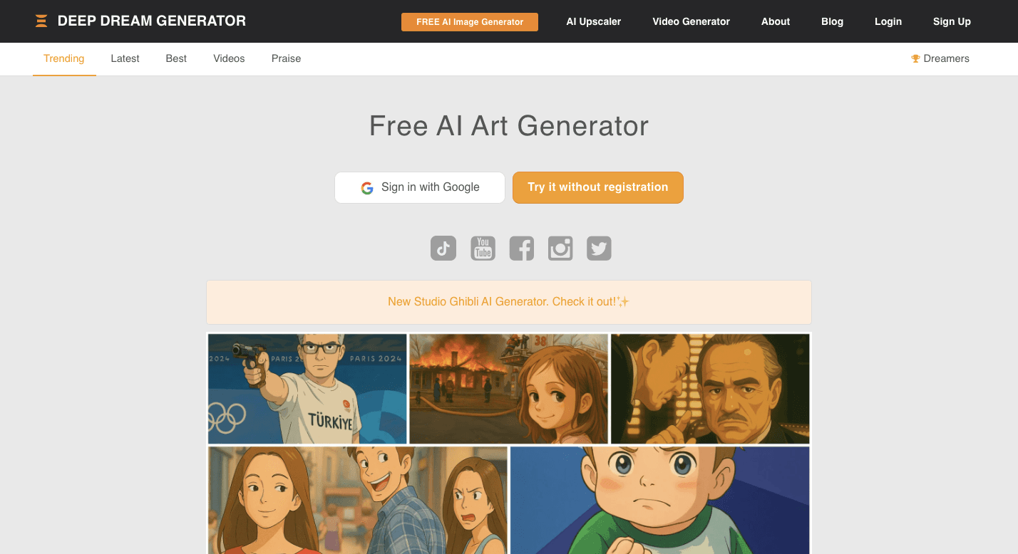 Deep Dream Generator