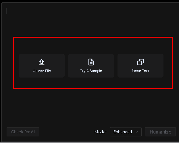 File Upload and Large-Text Handling