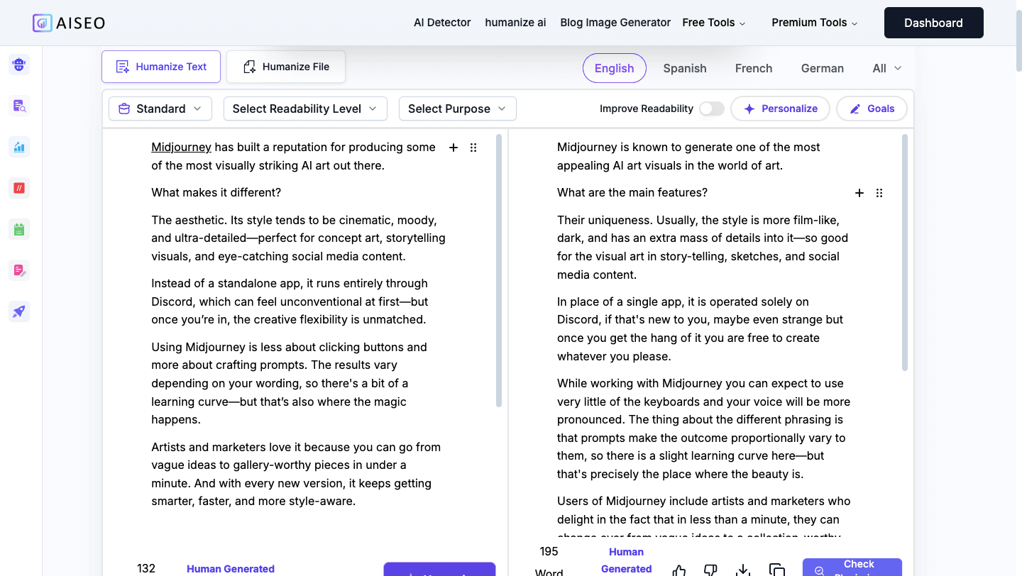 AISEO article rewriter