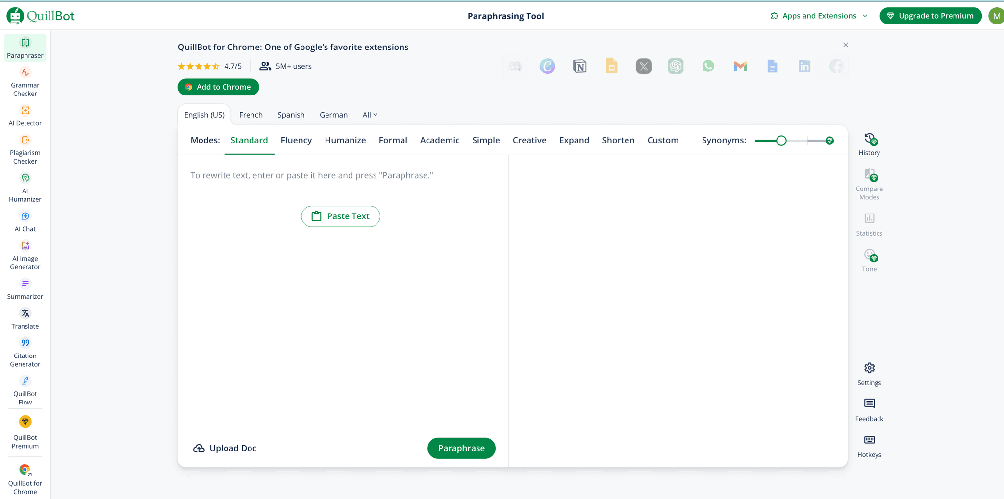Simple, Fast Paraphrasing